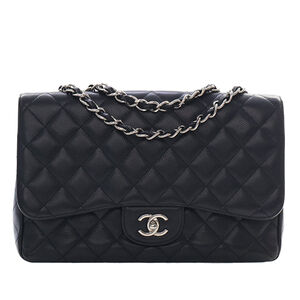 Pre-Loved Chanel Jumbo Classic Caviar Single Flap